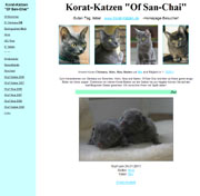 Korat-Katzen "Of San-Chai"