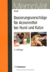 Dosierungsvorschläge für Arzneimittel bei Hund und Katze (Memovet)